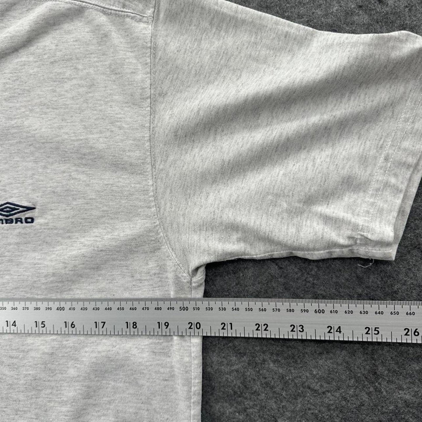 Umbro grey v neck t shirt