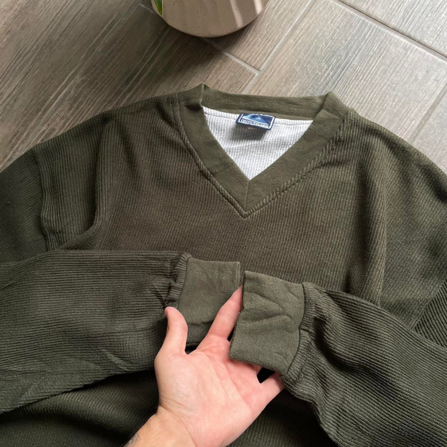 Quiksilver surfwear y2k winter baggy vintage L jumper