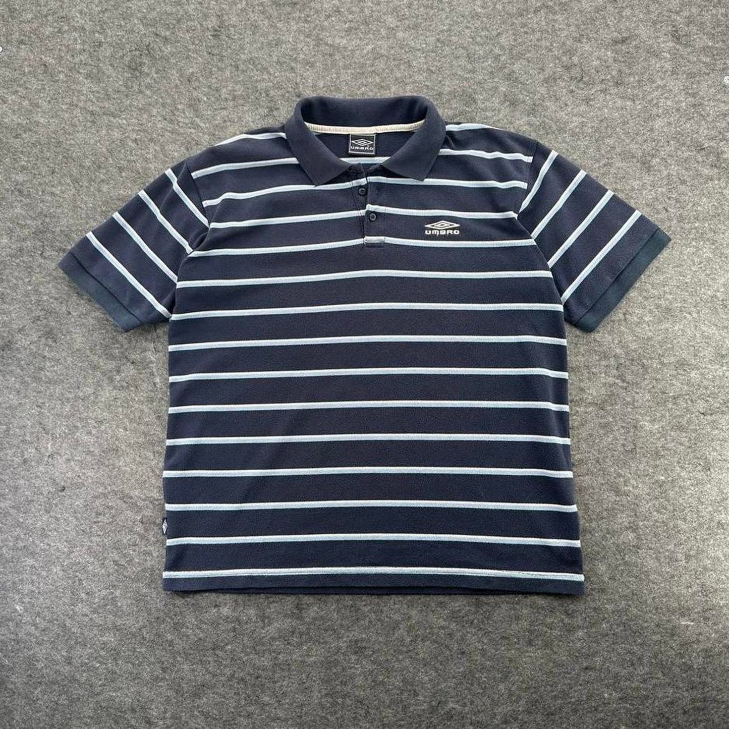 Umbro navy blue with white