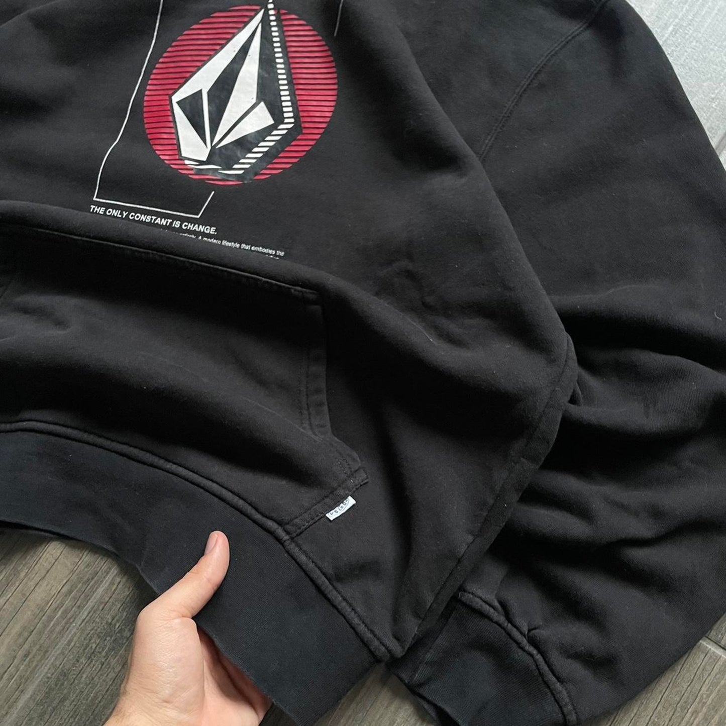 Volcom y2k skater black L hoodie