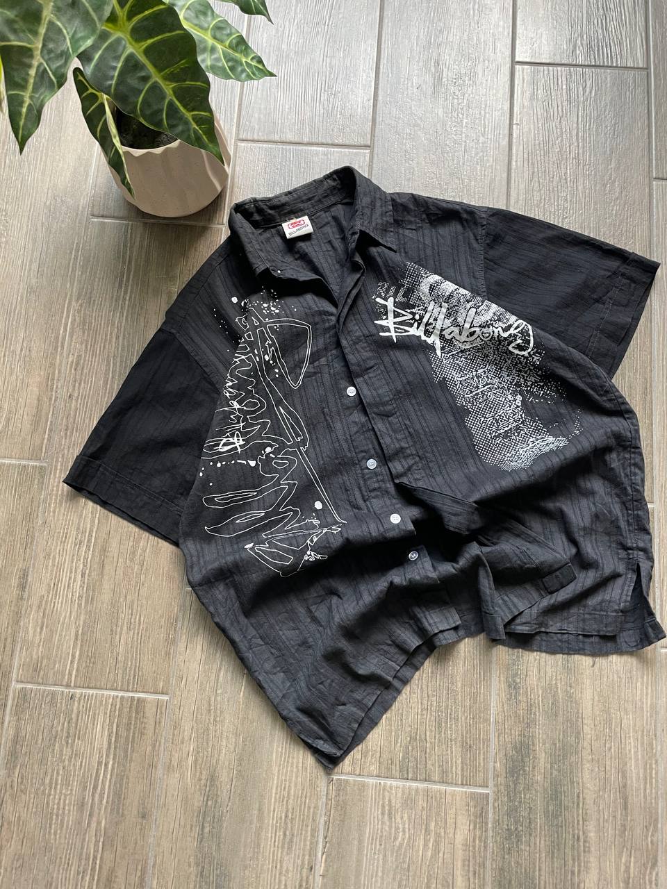 Billabong hawaiian y2k baggy summer surf shirt