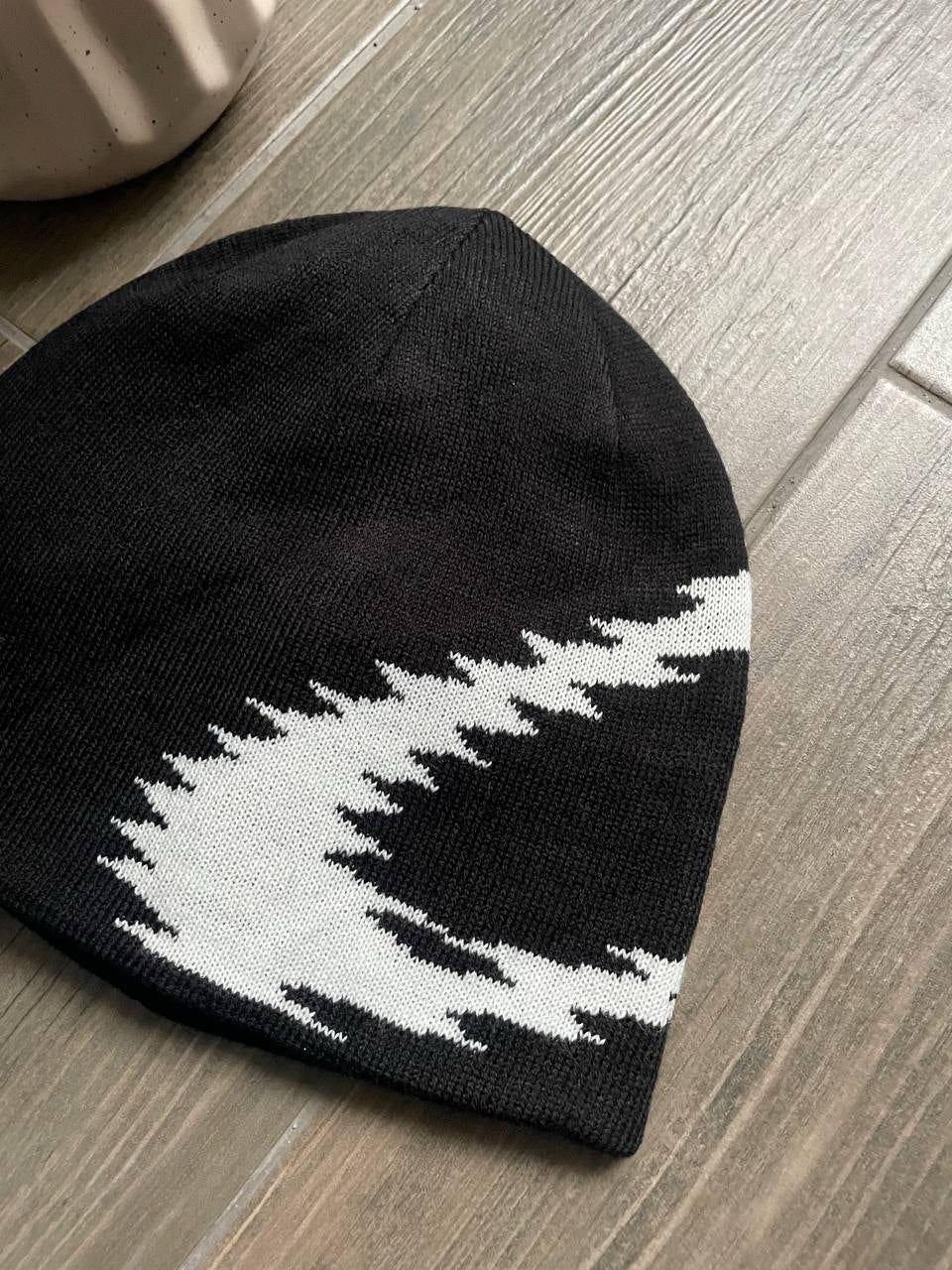 Oakley x Piet Black & White Knit Beanie