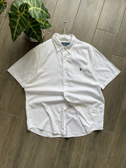 Polo Ralph Lauren white baggy shirt