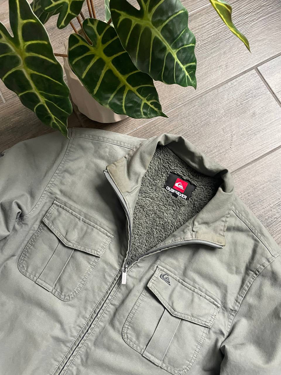 Quiksilver winter y2k vintage pilot jacket