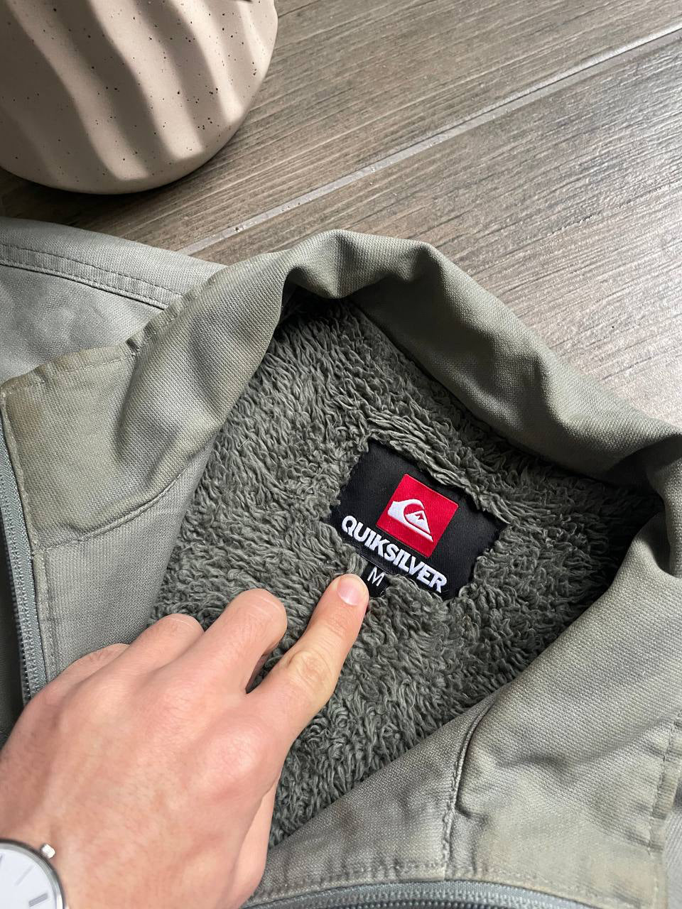 Quiksilver winter y2k vintage pilot jacket