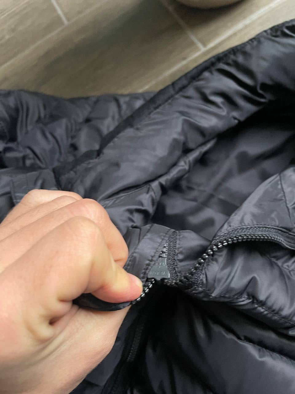 Oakley software black drill puffer y2k jacket