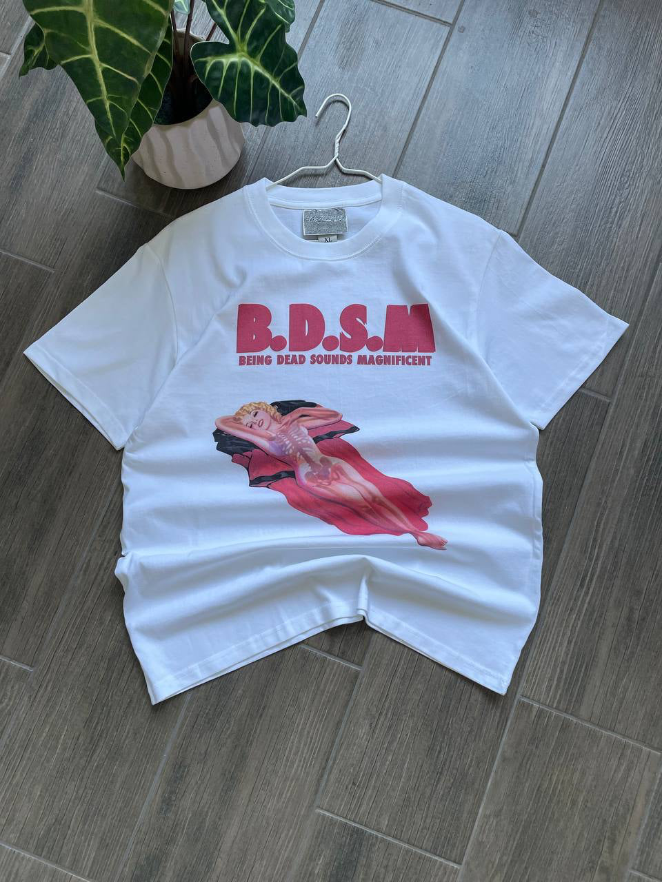 Porn Star style BDSM y2k baggy t-shirt