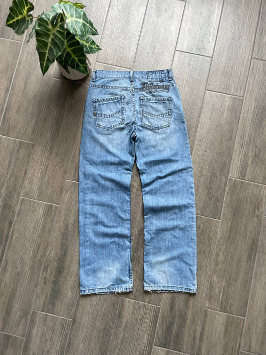 Billabong rap style distressed y2k jeans