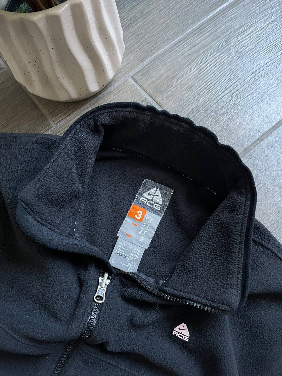 Nike ACG Vintage Black Fleece Jacket