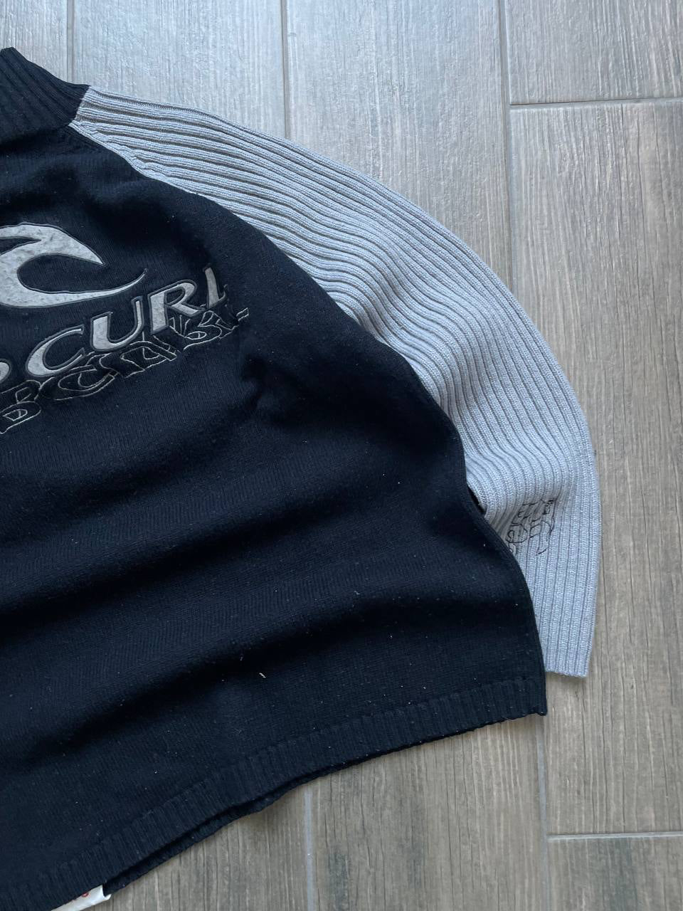 Rip Curl wool vintage 1/3 zip y2k jumper