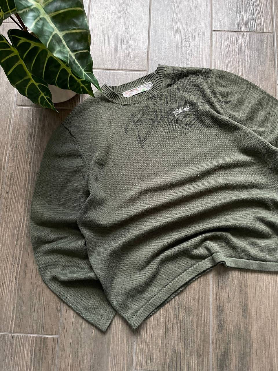 Billabong Vintage Olive Green Knit Sweater