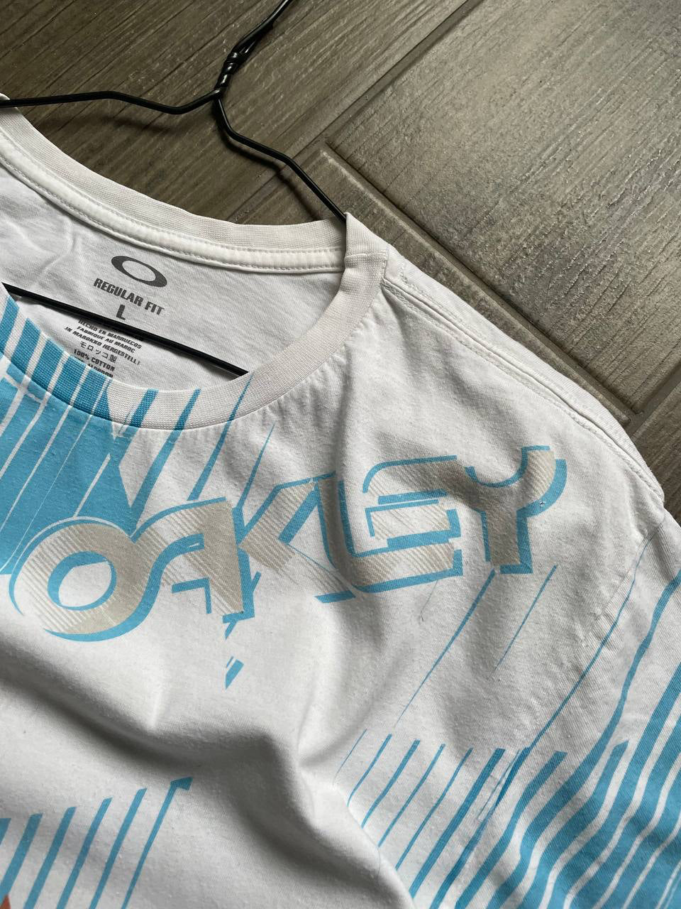 Oakley y2k white baggy software t-shirt