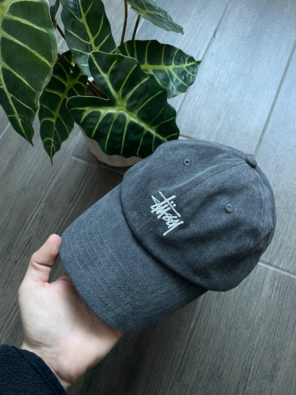 Stussy y2k grey hat cap