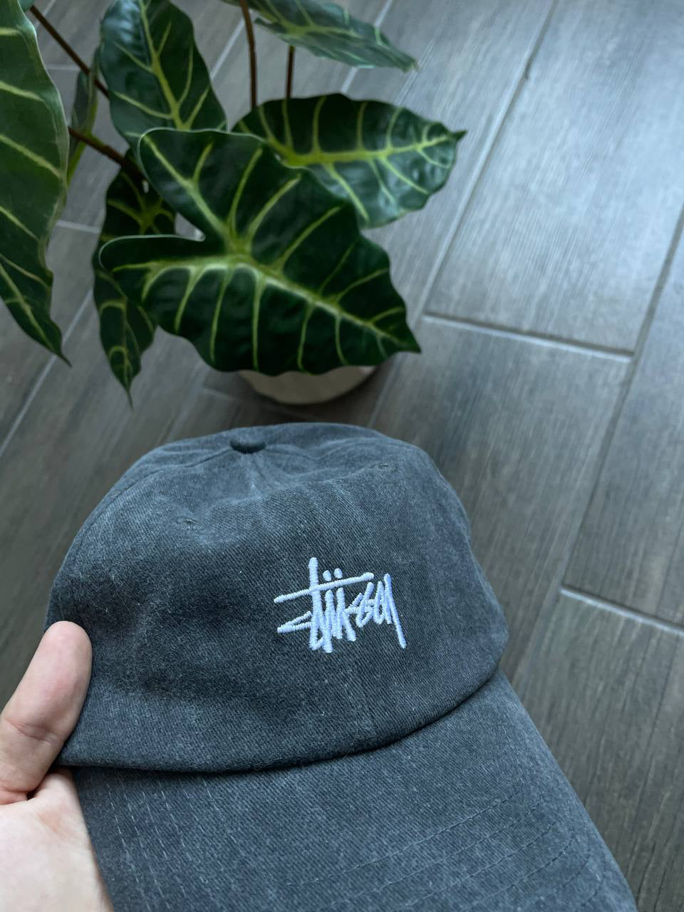 Stussy y2k grey hat cap