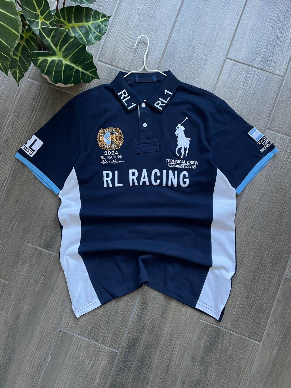 Polo Ralph Lauren Racing style y2k polo