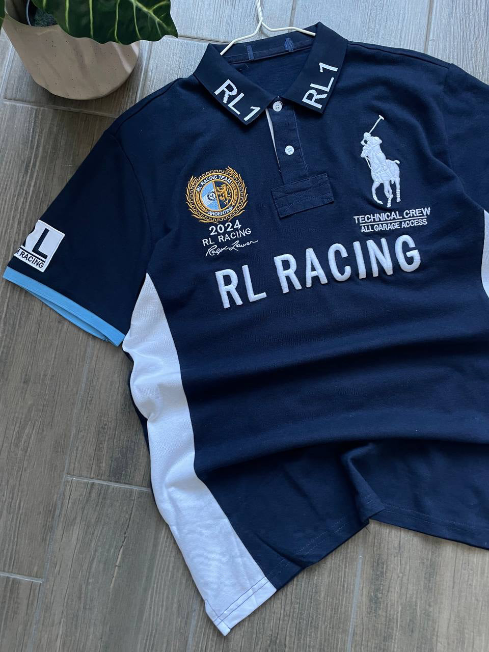 Polo Ralph Lauren Racing style y2k polo