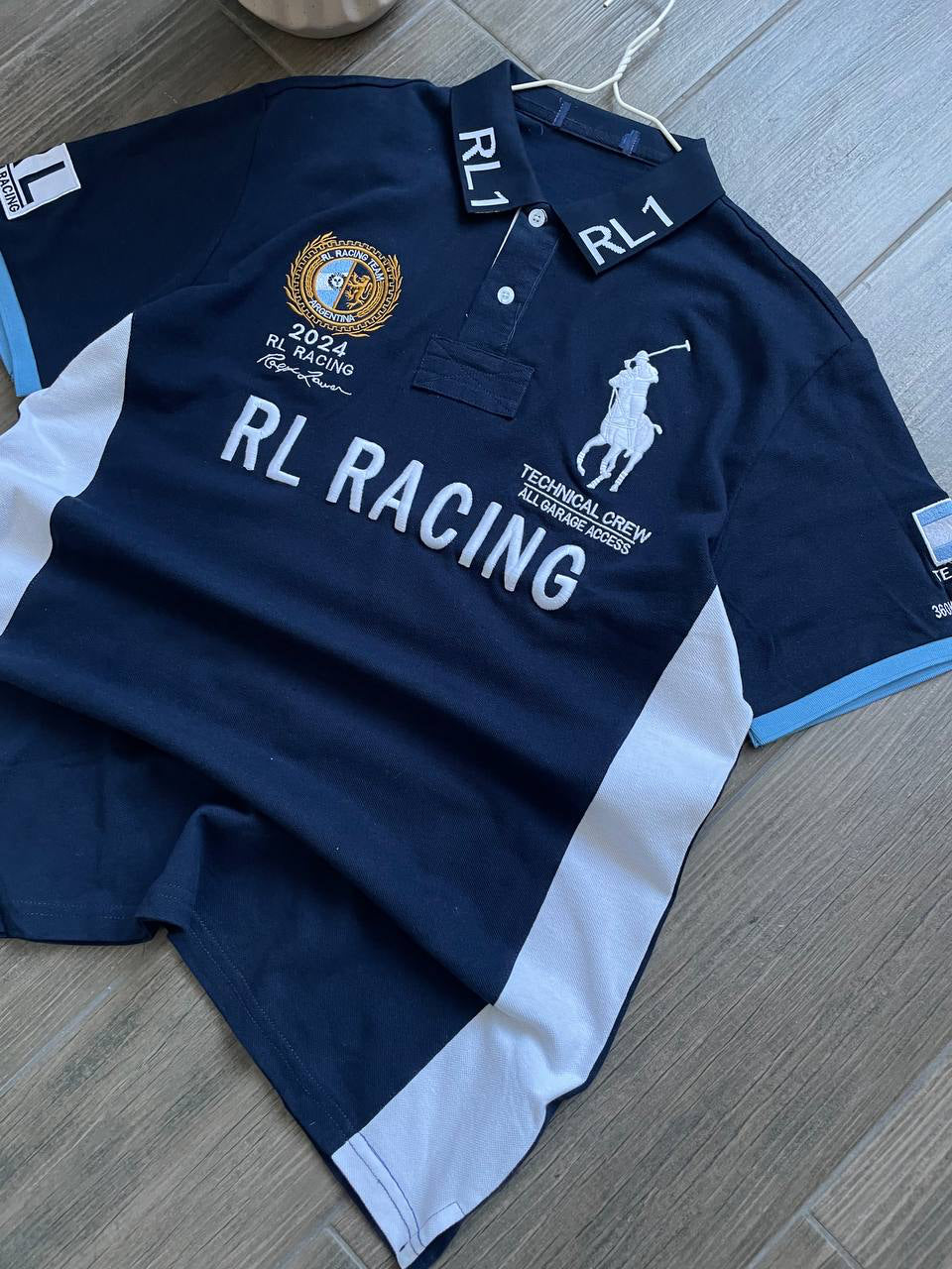 Polo Ralph Lauren Racing style y2k polo