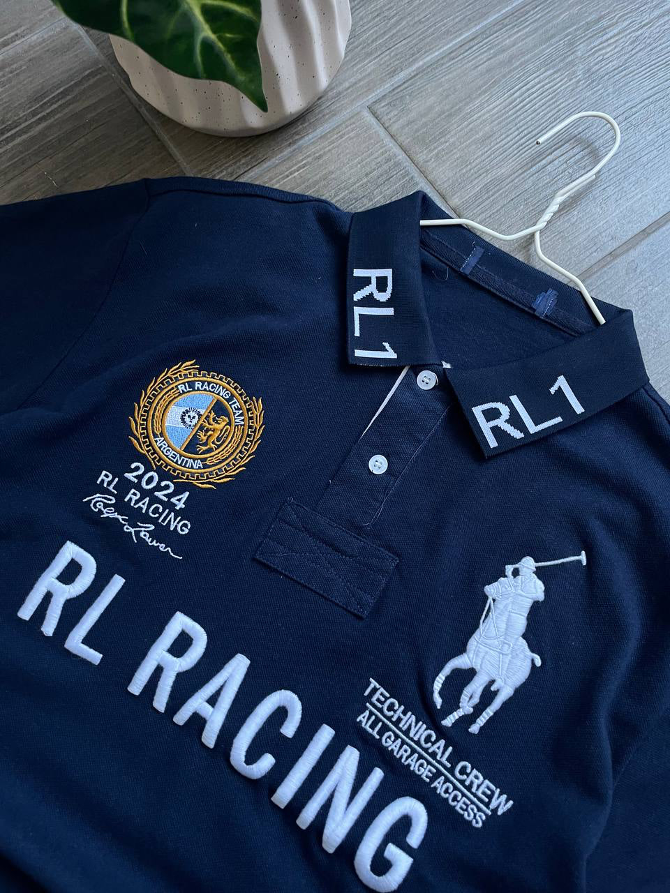 Polo Ralph Lauren Racing style y2k polo