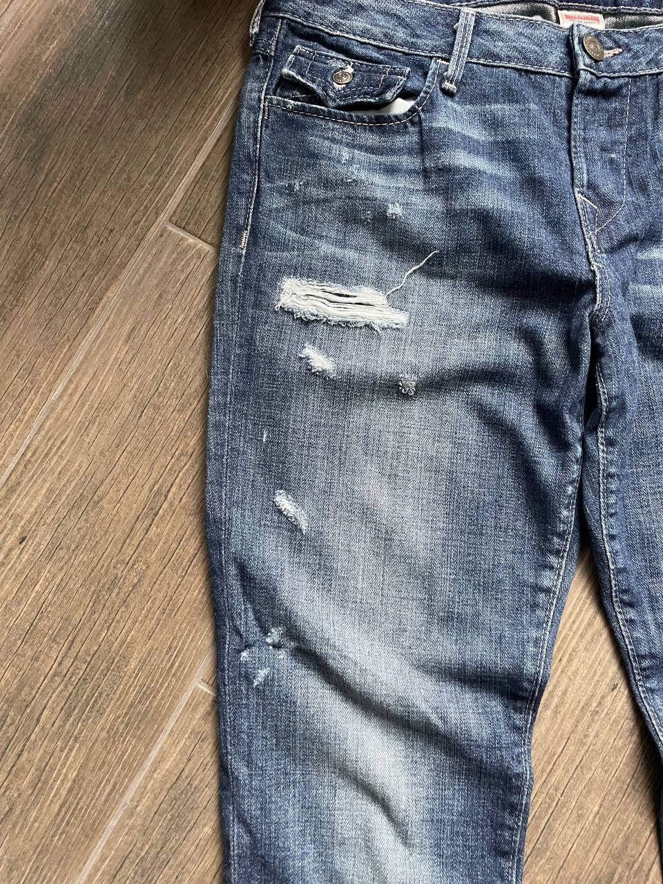 True Religion distressed vintage y2k jeans