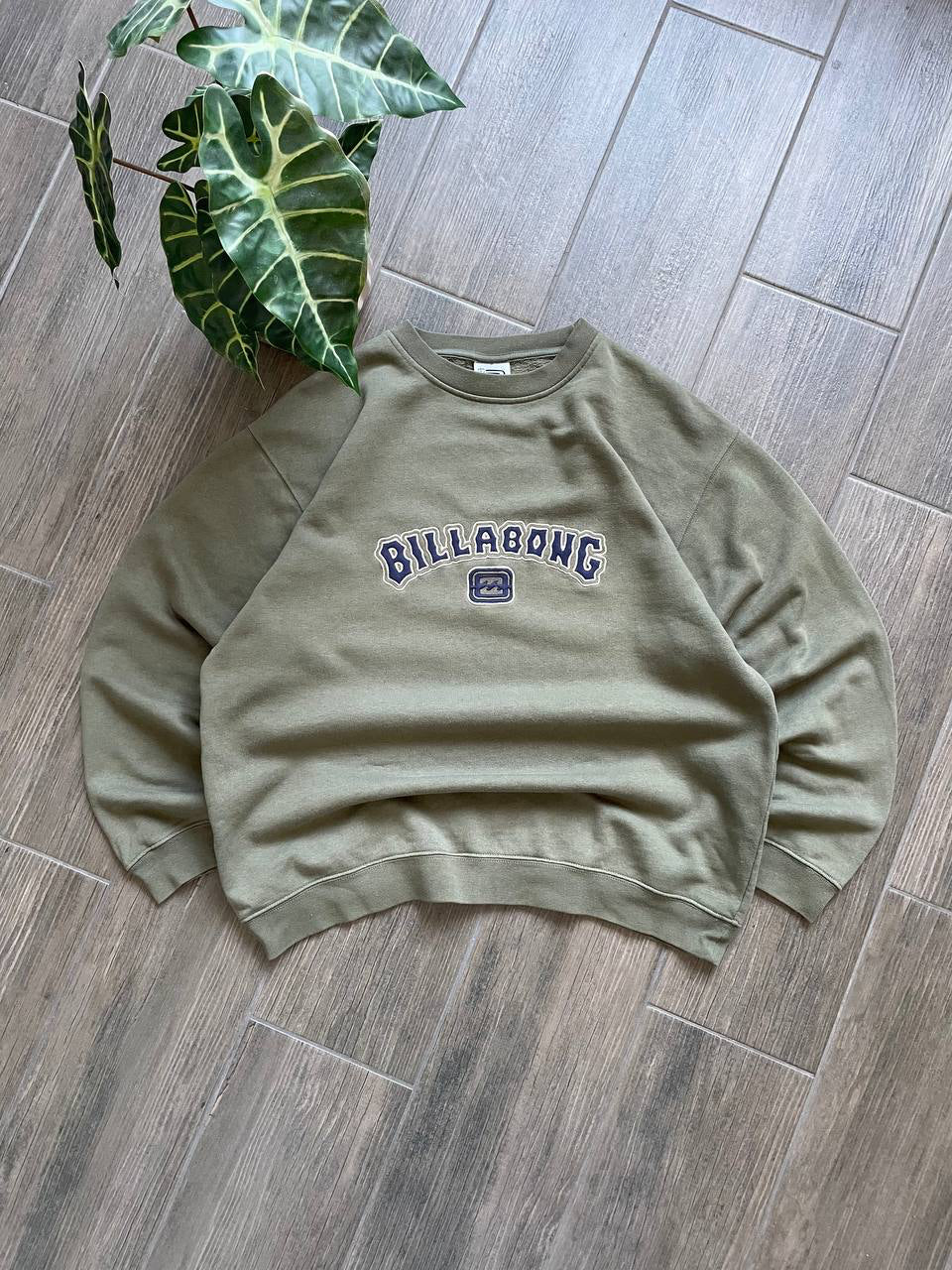 Billabong Olive Green Vintage Sweatshirt