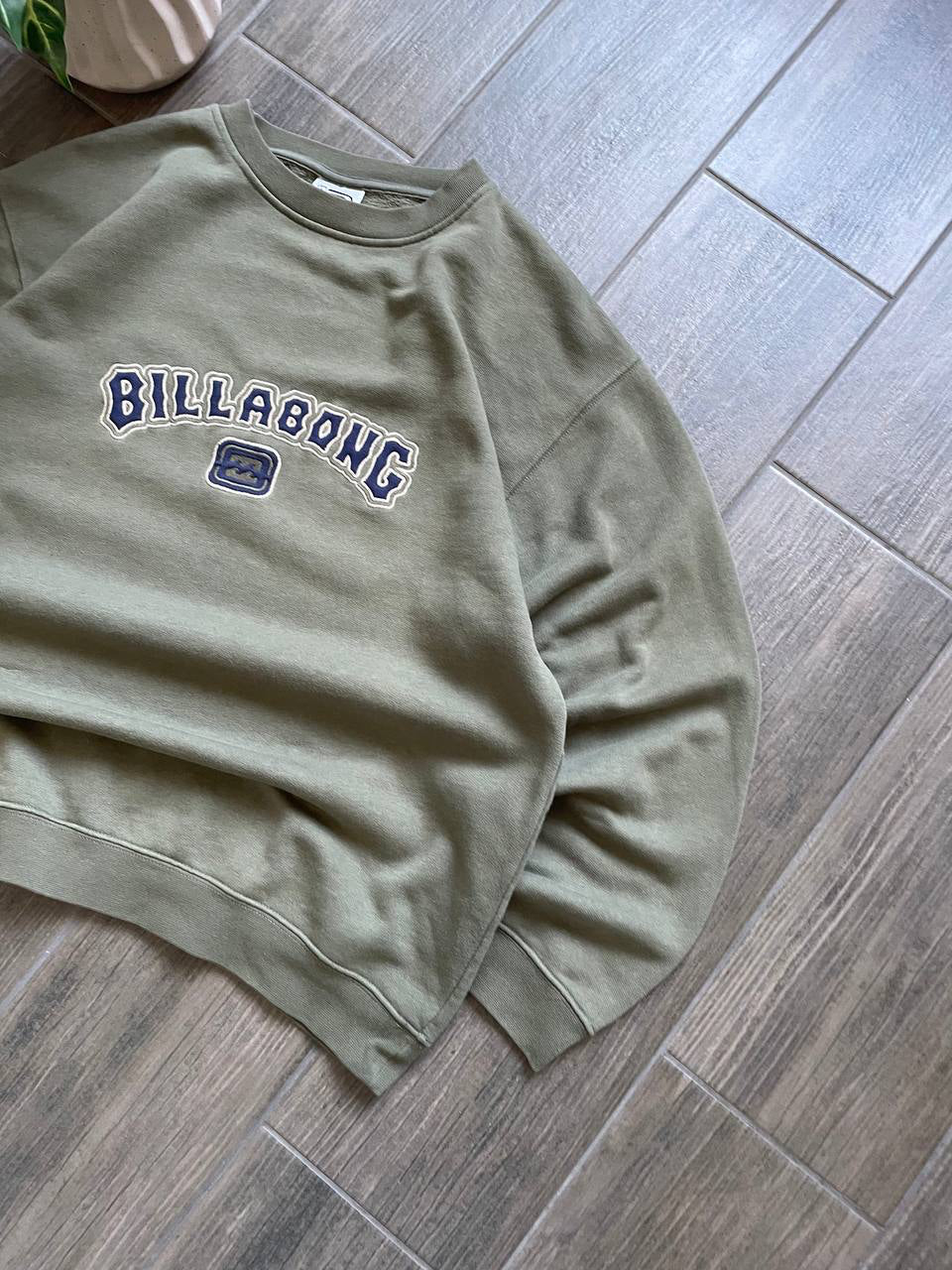 Billabong Olive Green Vintage Sweatshirt