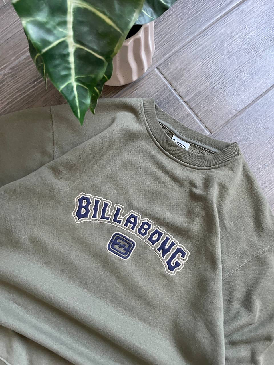 Billabong Olive Green Vintage Sweatshirt