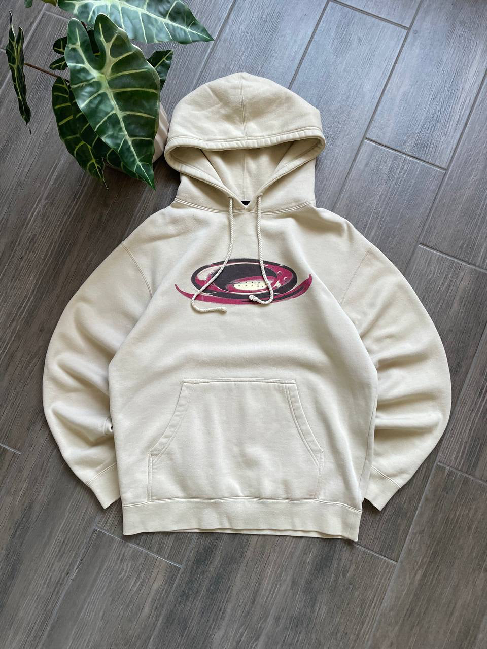 Oakley Vintage Beige Graphic Hoodie