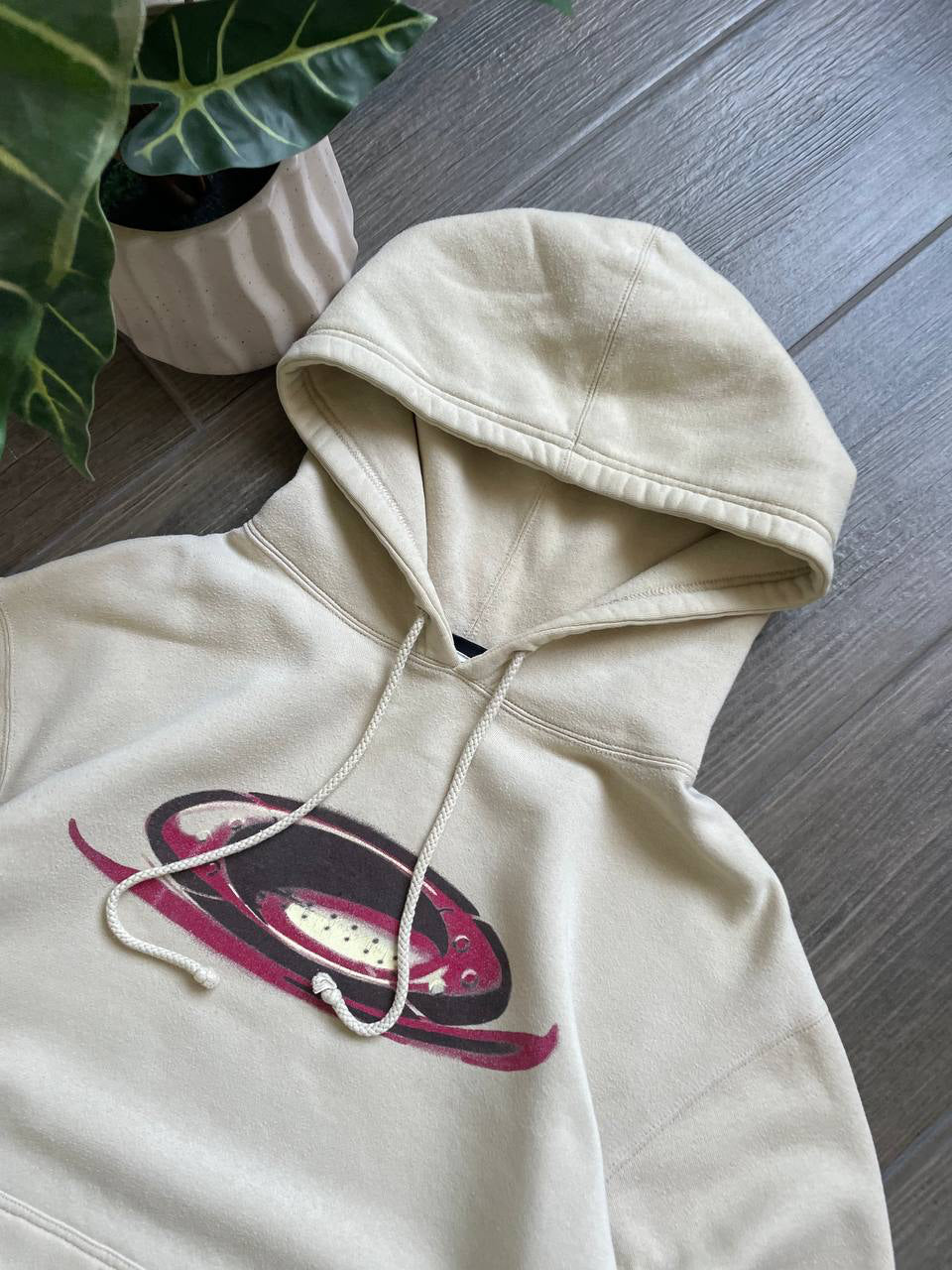 Oakley Vintage Beige Graphic Hoodie