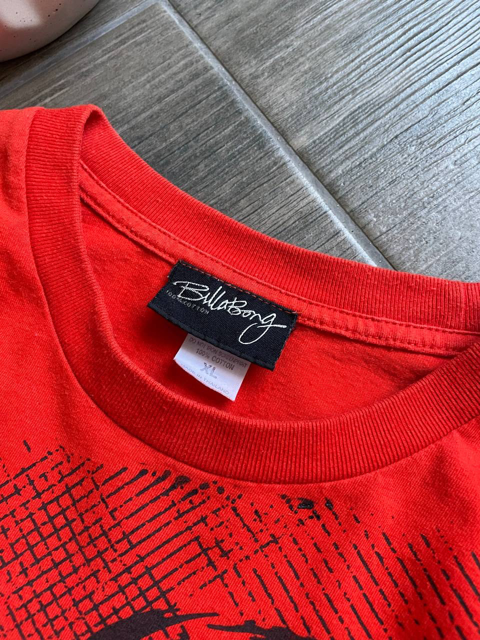 Billabong Vintage Red Graphic T-Shirt