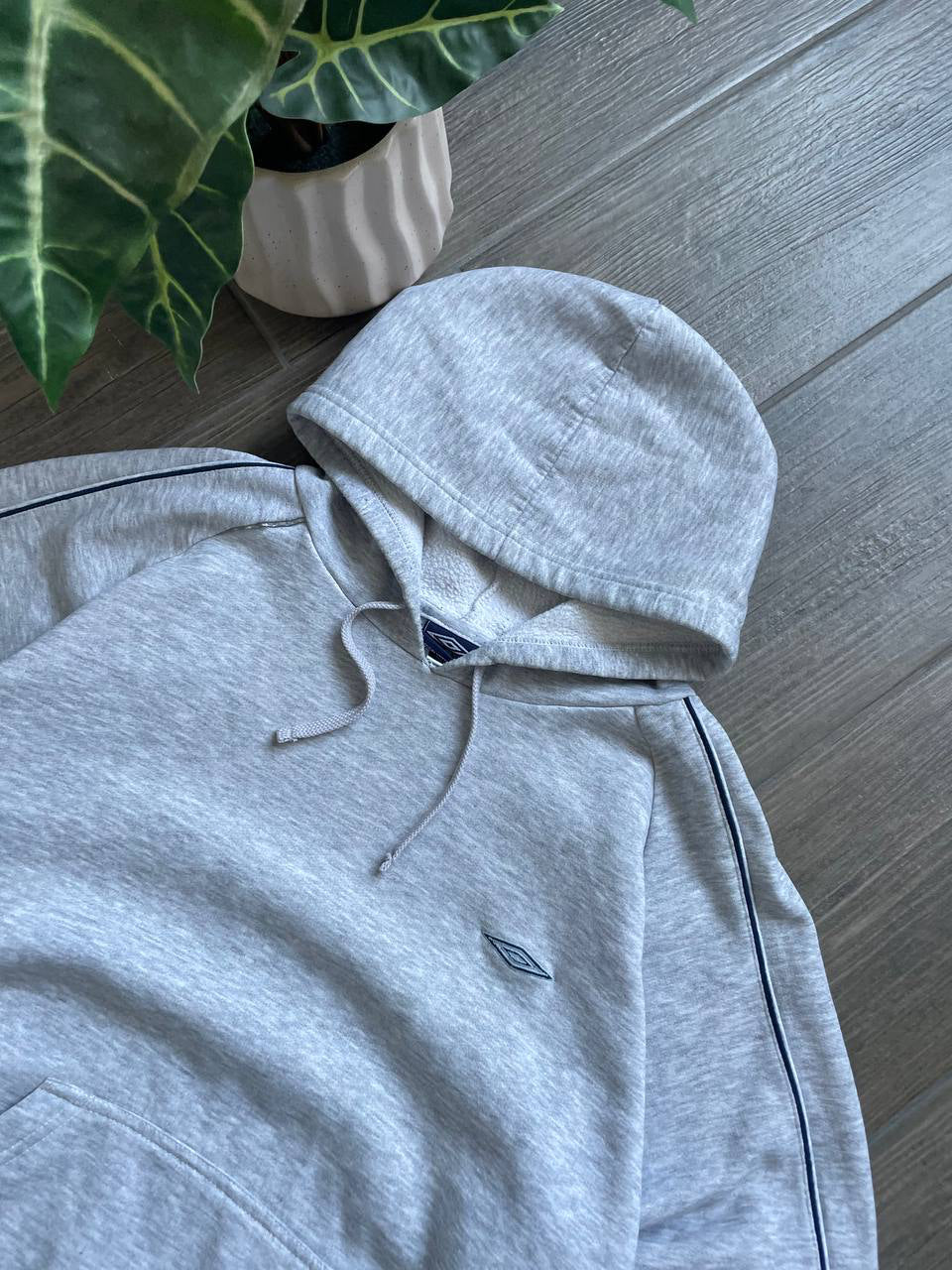 Vintage Umbro Grey Oversized Hoodie