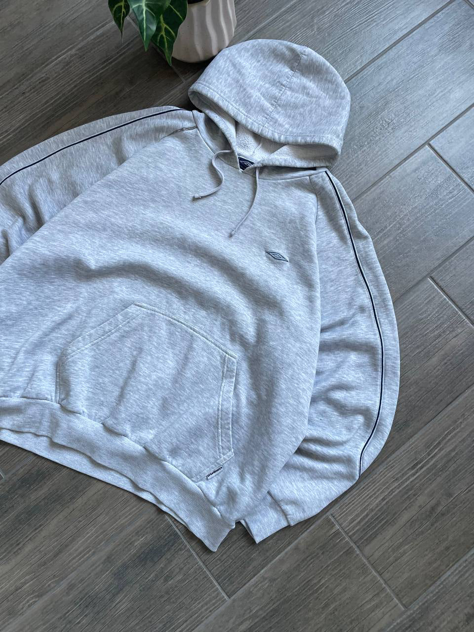 Vintage Umbro Grey Oversized Hoodie