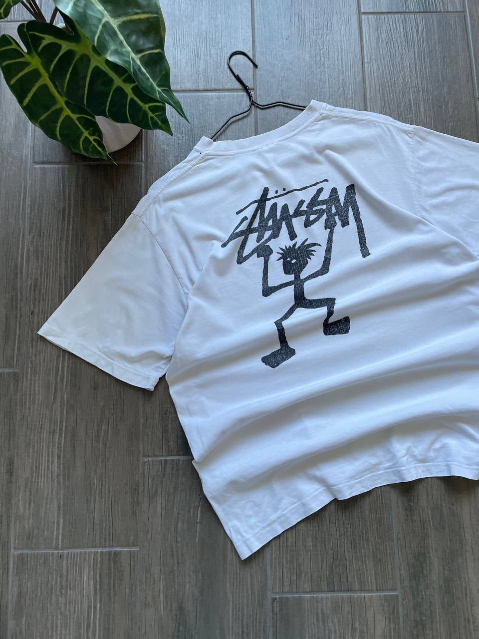 Stussy Vintage White Graphic T-Shirt