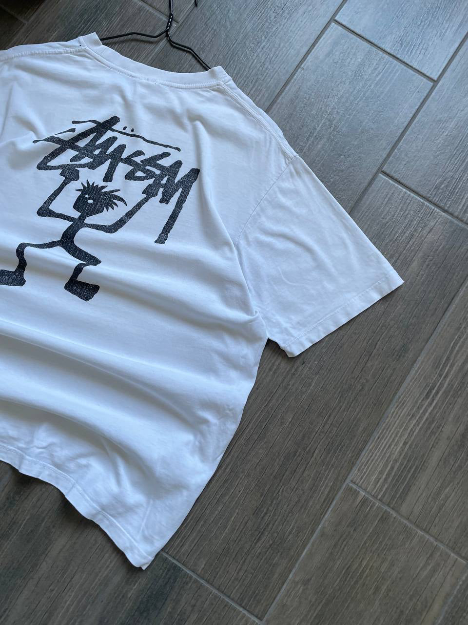 Stussy Vintage White Graphic T-Shirt