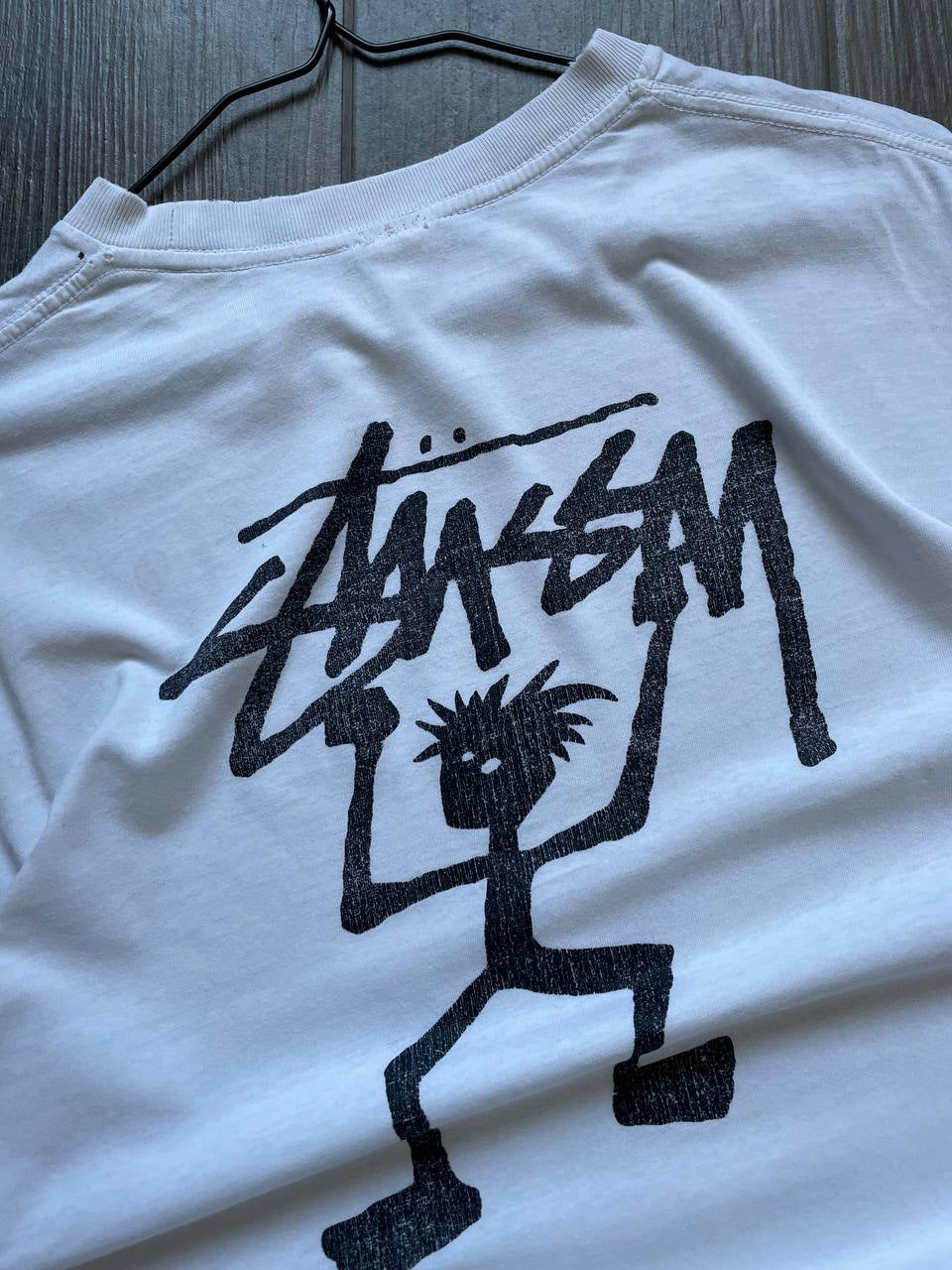 Stussy Vintage White Graphic T-Shirt