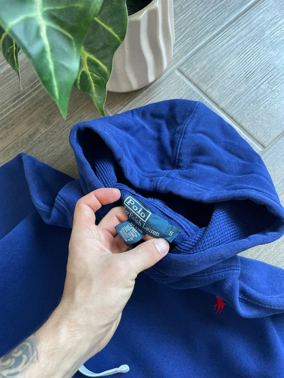 Polo Ralph Lauren blue casual y2k hoodie