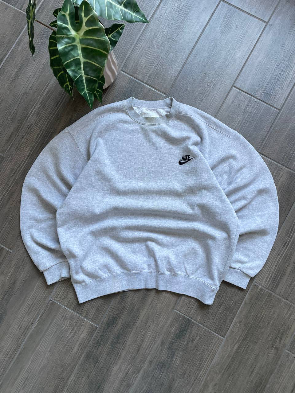 Nike Vintage Grey Essential Crewneck Sweatshirt