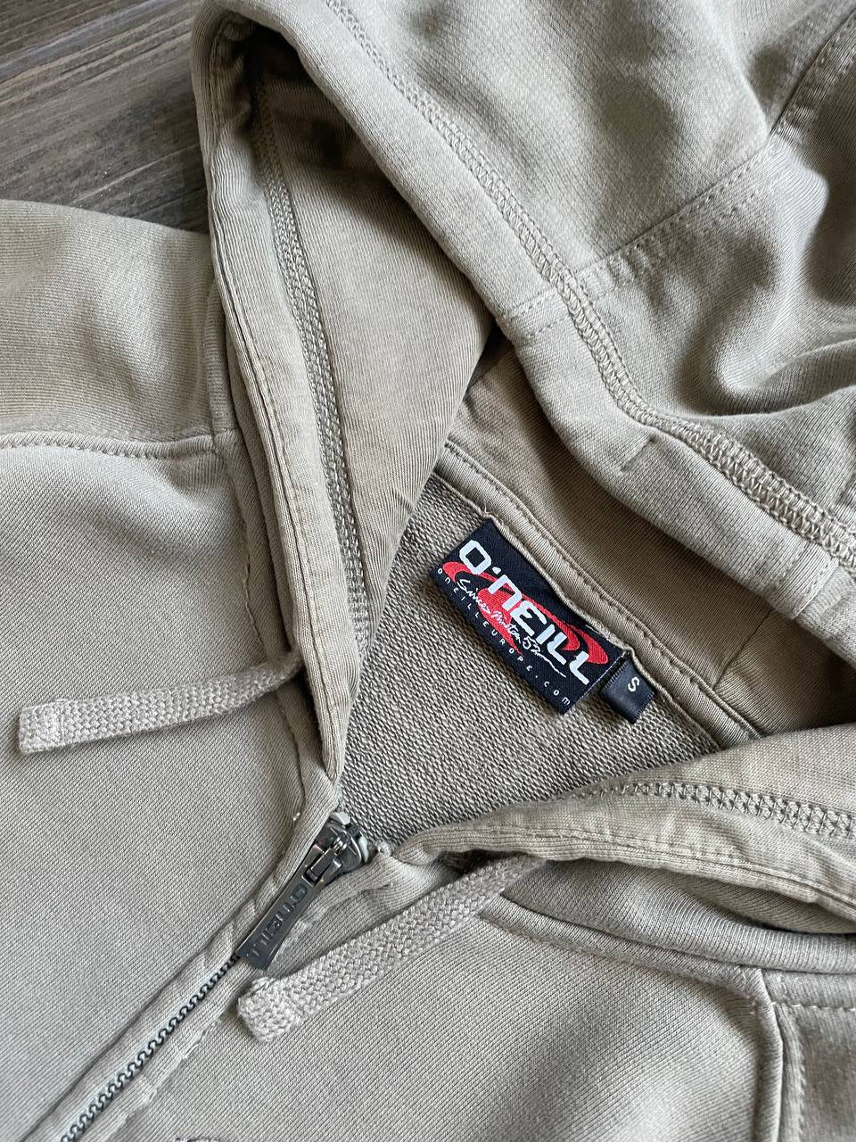 O'Neill Vintage Beige Zip-Up Hoodie