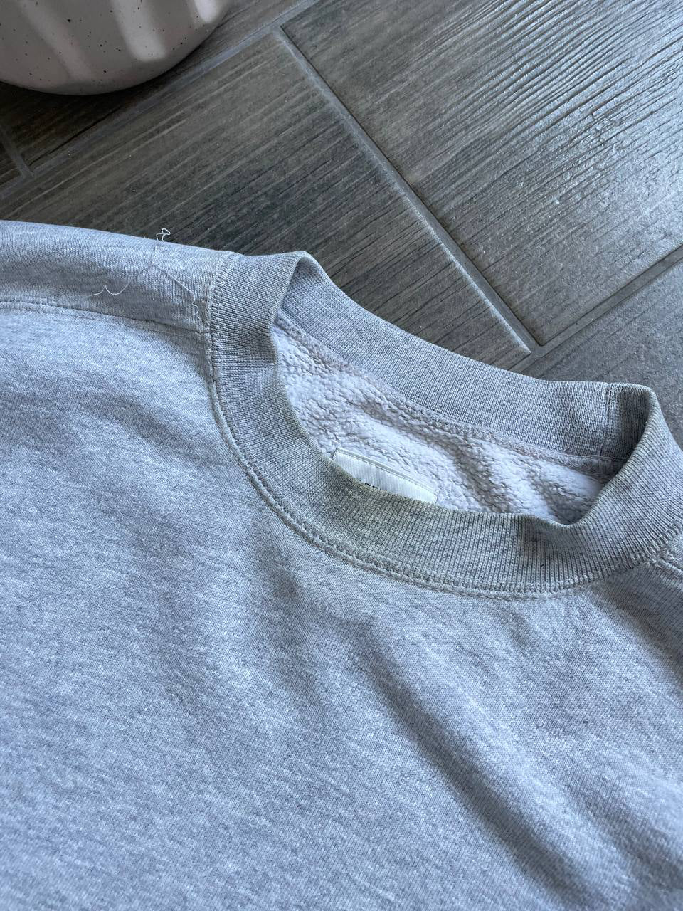 Nike Vintage Grey Essential Crewneck Sweatshirt