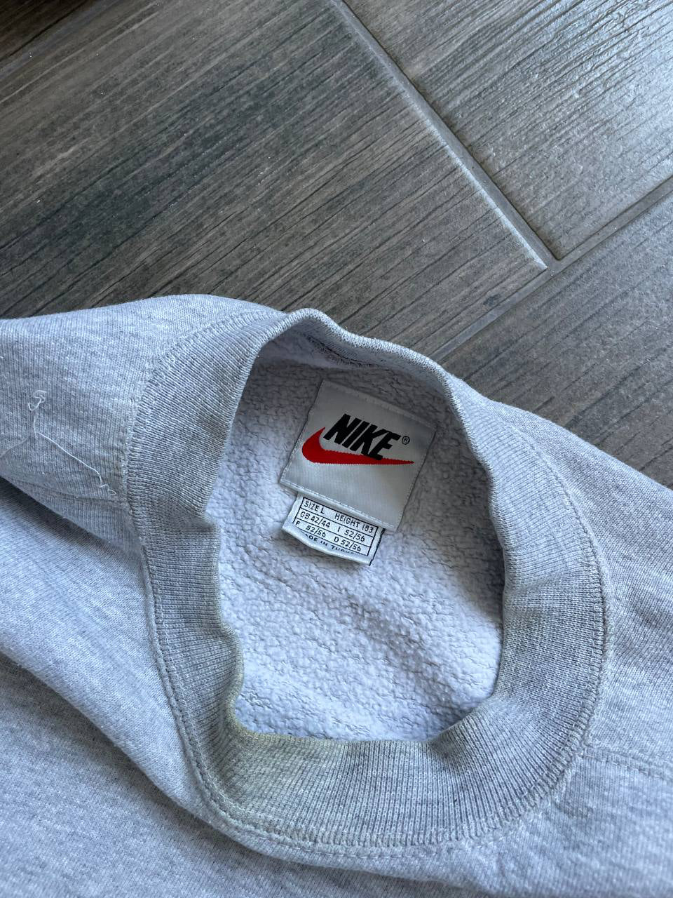 Nike Vintage Grey Essential Crewneck Sweatshirt