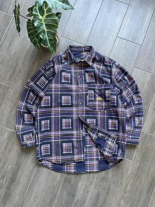 Quiksilver Vintage Plaid Flannel Shirt