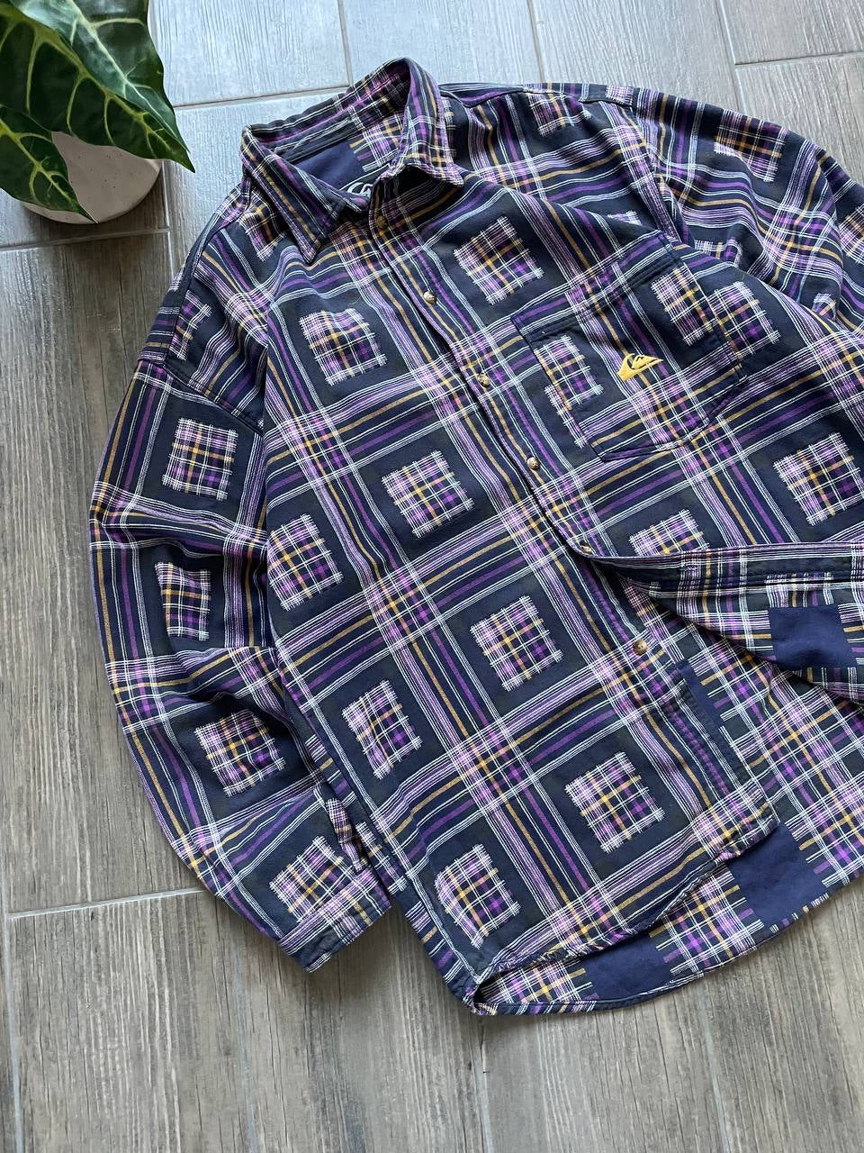 Quiksilver Vintage Plaid Flannel Shirt