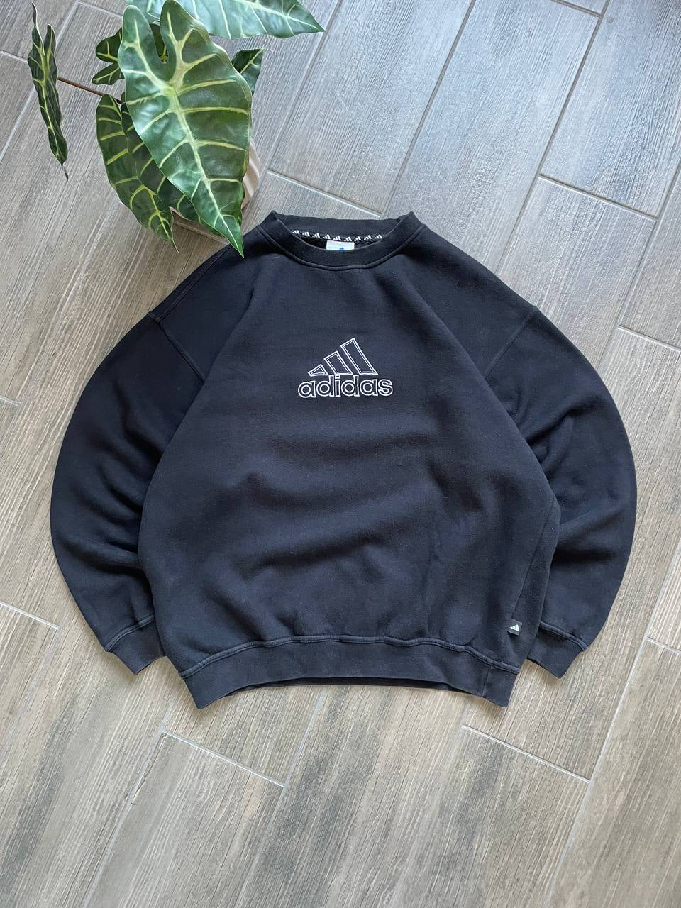 Adidas Black Vintage Sweatshirt