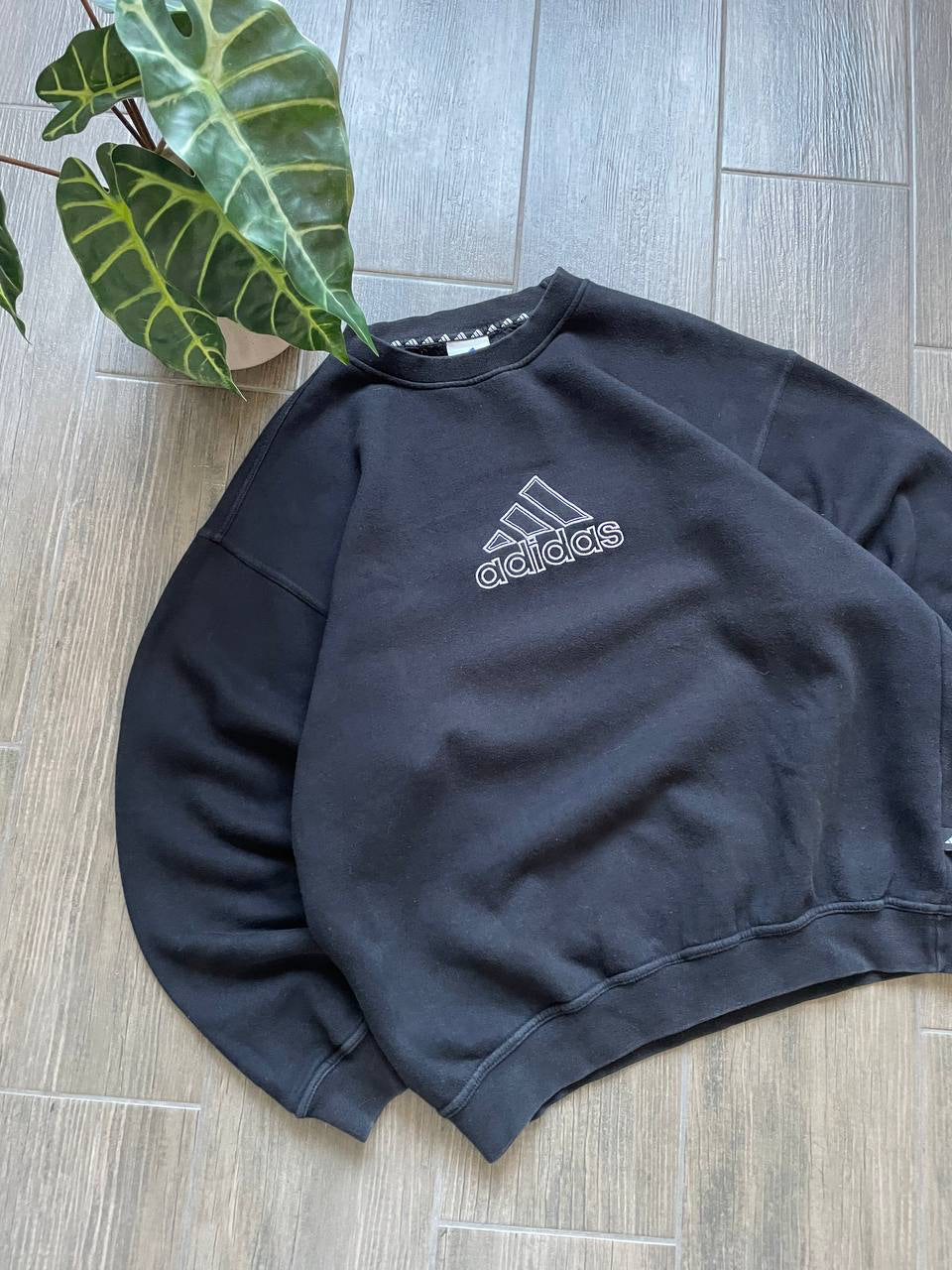 Adidas Black Vintage Sweatshirt