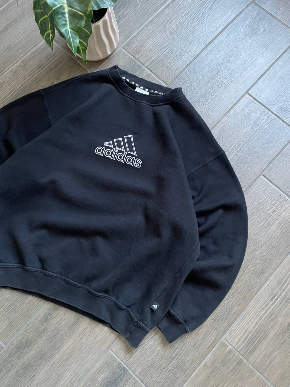 Adidas Black Vintage Sweatshirt