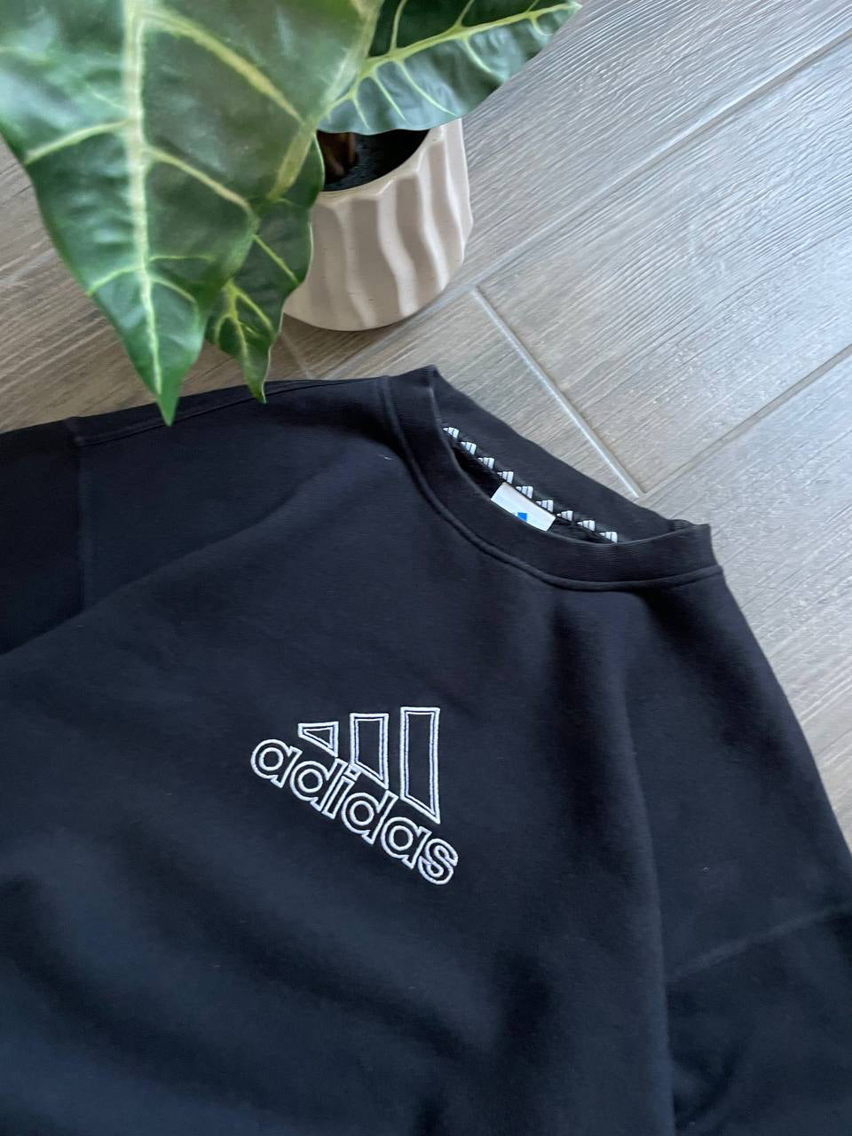 Adidas Black Vintage Sweatshirt