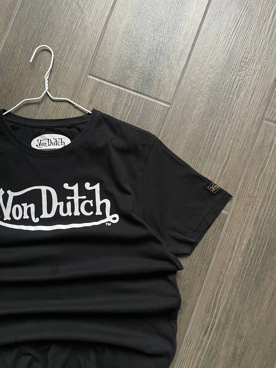 Von Dutch Logo Black T-Shirt