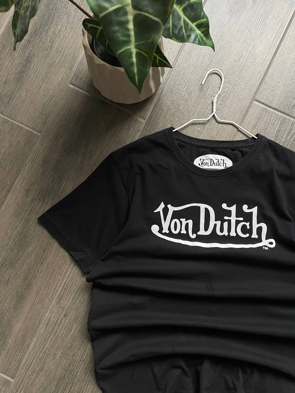 Von Dutch Logo Black T-Shirt