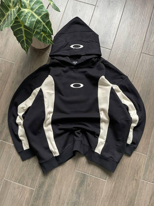 Oakley Software Black Oversized Baggy Hoodie