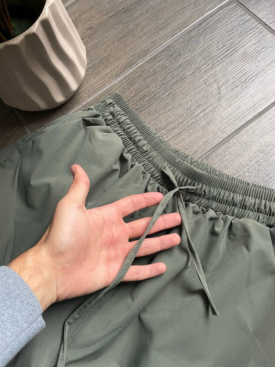 Baggy Nylon Light Oliver Japan Style Pants