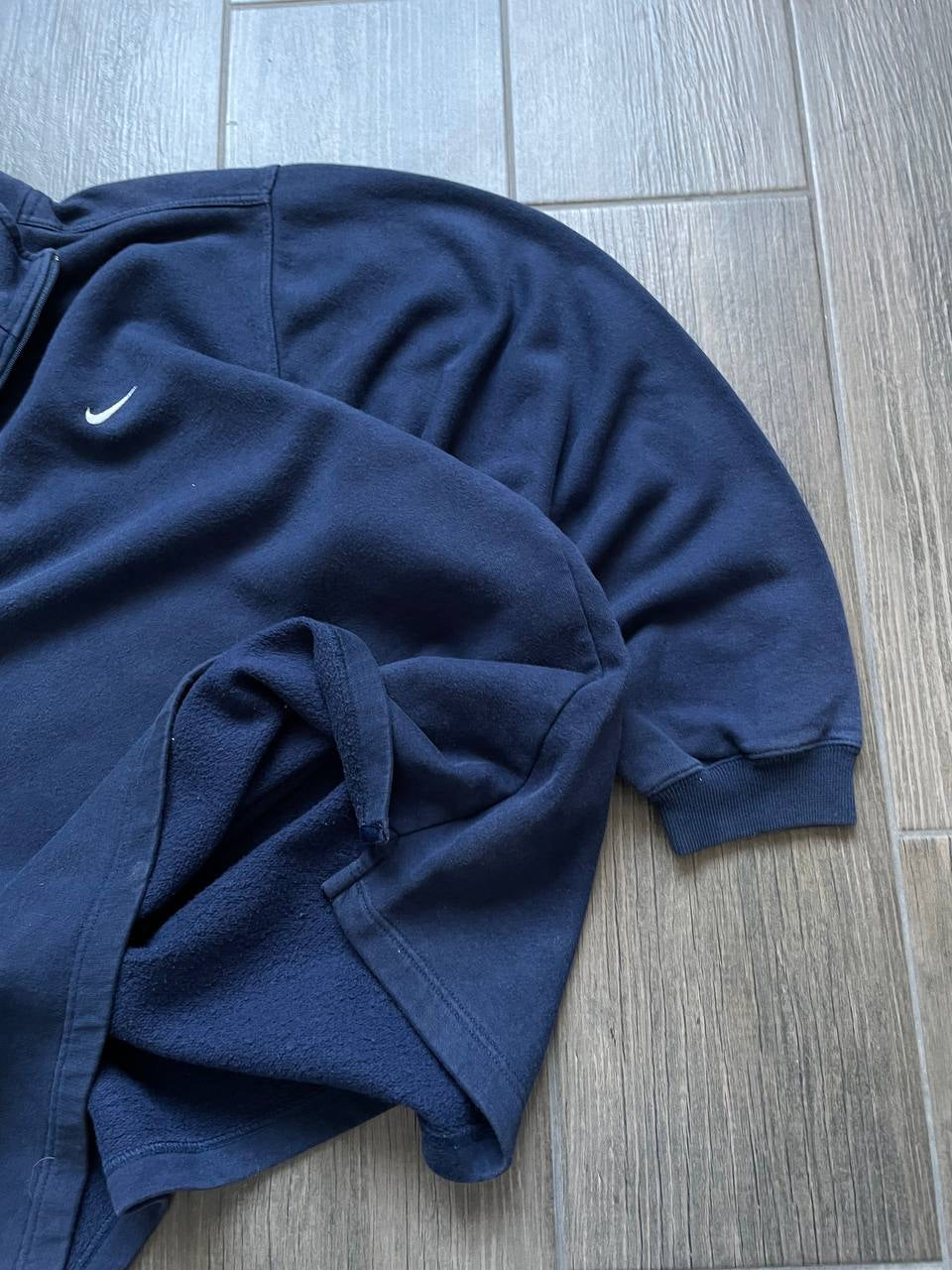 Nike Vintage Navy 1/4 Zip Fleece Sweatshirt